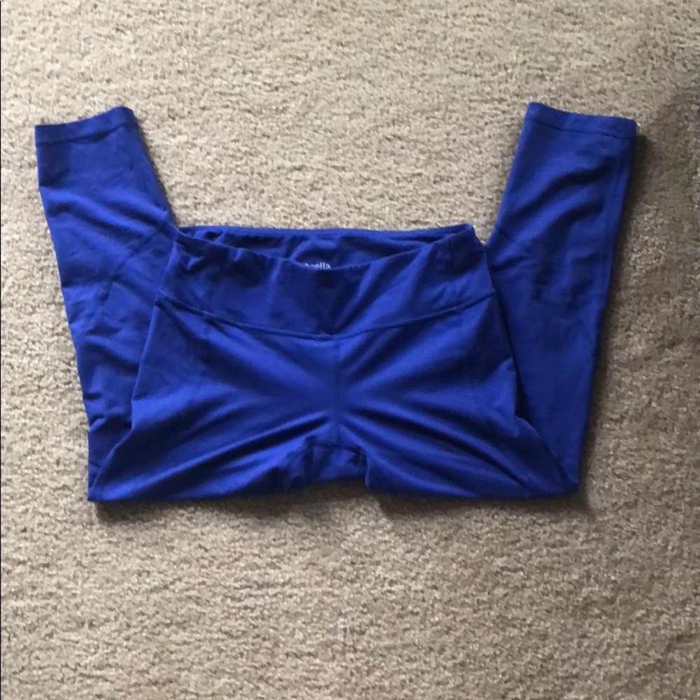 Zella blue crop EUC size small